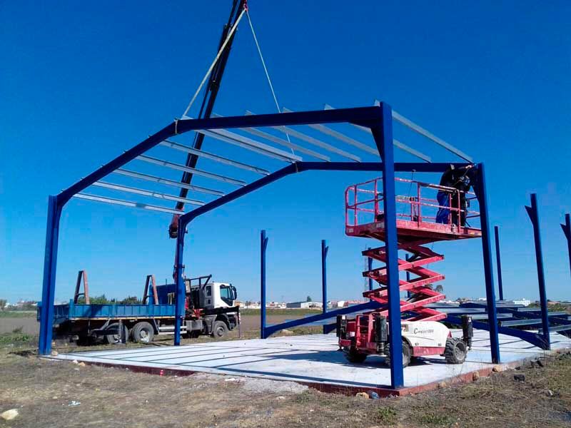 Alpelospa grua de tijera y brazo mecánico 